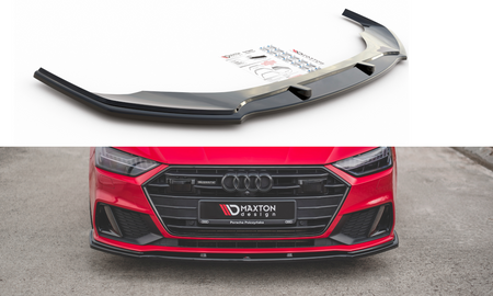 Splitter Audi A7 C8 S-Line Front v.2 Gloss Black