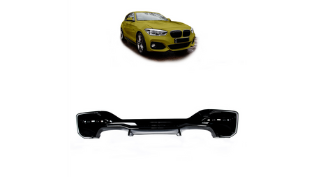 Diffuser BMW 1 F20 F21 Facelift Rear Gloss Black