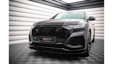 Splitter Audi RSQ8 4M Front v.1 Gloss Black