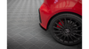 Splitter Mercedes-Benz A W176 Facelift Rear Side Street Pro Black-Red