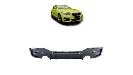 Dyfuzor BMW 1 F20 F21 Facelift Tył Gloss Black