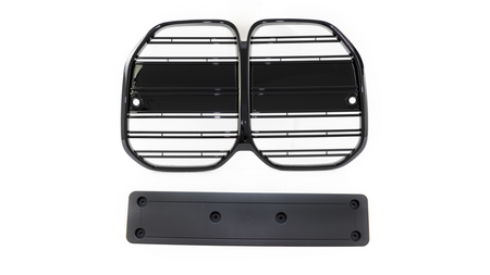 Grill BMW 4 G22 G23 G83 podwójne żeberka Gloss Black