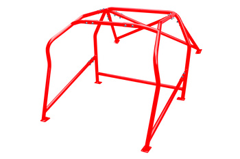 Bolt-in Roll Cage Honda Civic VI Coupe Red