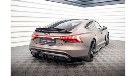 Splitter Audi e-Tron GT Rear Side v.2 Gloss Black
