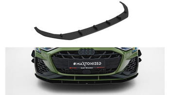 Splitter Audi S3 A3 S-line 8Y Facelift Przód Street Pro Black-Red