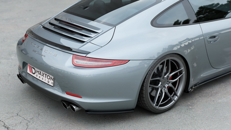 Splitter Porsche 911 Carrera 991 Tył Boczne Gloss Black