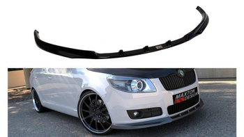 Splitter Skoda Fabia II przód Gloss Black