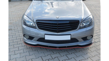 Splitter Mercedes-Benz C W204 S204 Front Gloss Black