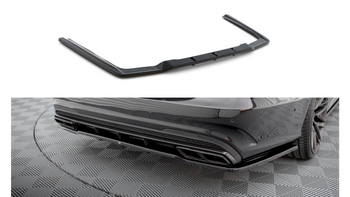 Splitter Mercedes-Benz E63 AMG W212 Facelift Rear Central with Diffuser Gloss Black