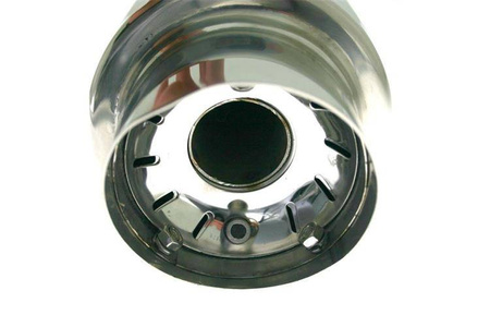 Rear Muffler TurboWorks 90mm inlet 76mm
