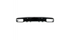 Diffuser Mercedes-Benz C C205 A205 Cabrio Rear with Pipes chrome