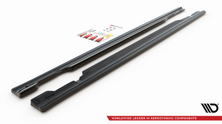 Diffuser Mercedes-Benz C W205 C43 Side Skirts Gloss Black