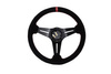 Steering wheel SLIDE 330mm offset:45mm Suede Red