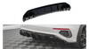 Diffuser Audi A3 8Y S-Line Rear Valance + Exhaust Ends Imitation Black