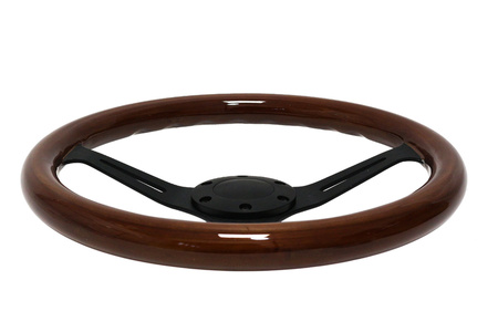 Steering wheel 350mm Wood Black