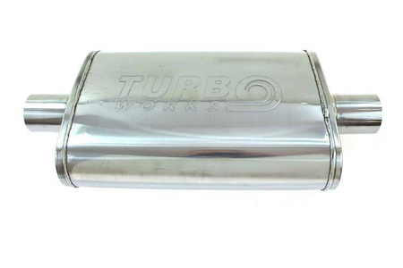 Center Muffler 63,5mm TurboWorks LT 304SS 355mm