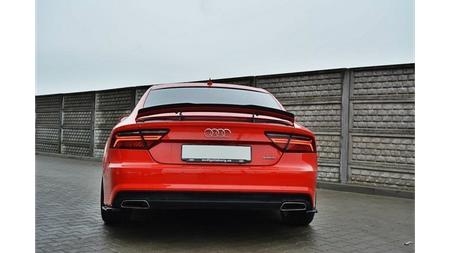 Przedłużenie Spoilera Audi A7 C7 Facelift S-Line Gloss Black