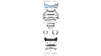 Bodykit Mercedes-Benz GLS X166 AMG 63S Style