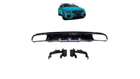 Diffuser Mercedes-Benz E W213 S213 Rear Black