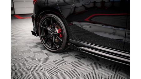 Dokładka Audi RS3 8Y Progi Street Pro Black + Gloss Flaps