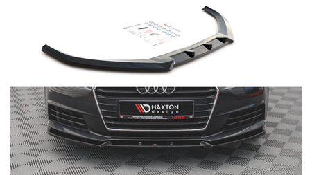 Splitter Audi A4 B9 Front v.1 Gloss Black