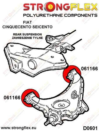 Rear trailing arm bush SPORT