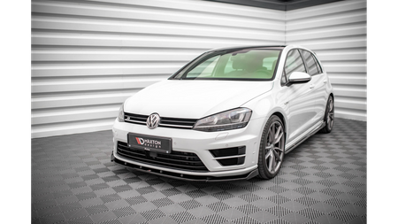 Splitter Volkswagen Golf 7 R przód v.4 Gloss Black