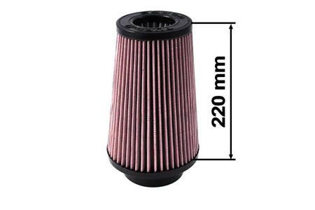 TurboWorks Air Filter H:220mm DIA:80-89mm Purple