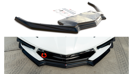 Splitter Chevrolet Corvette C8 Front Gloss Black