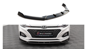 Splitter Hyundai I20 II Facelift przód v.2 Gloss Black