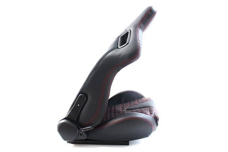 Fotel Racer skóra Black