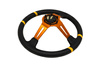 Steering wheel Pro 350mm offset:80mm Leather Black