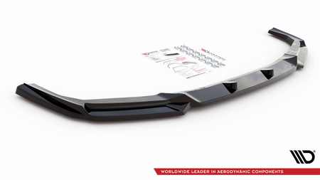 Splitter BMW X5 F95 M-Pack przód v.2 Gloss Black