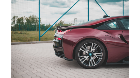 Splitter BMW i8 I12 Rear Central Gloss Black