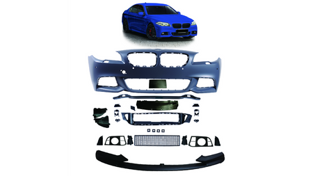 Bumper BMW 5 F10 F11 Facelift Front PDC SRA