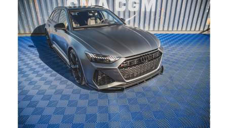 Splitter Audi RS6 RS7 C8 Front v.1 Gloss Black