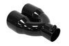 Exhaust Tip 89mmx2 enter 67mm Black