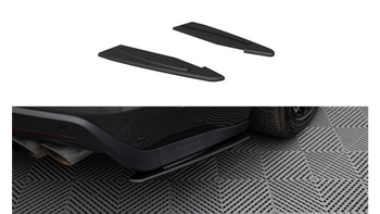 Splitter Ford Mustang VI GT Rear Side Street Pro Black-Red