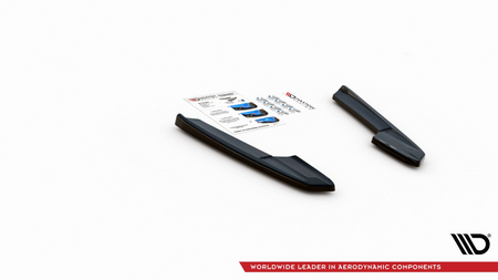 Splitter Audi RS6 RS7 C8 Rear Side v.2 Gloss Black