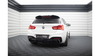 Diffuser BMW 1 F20 Facelift M-Pack Rear Valance Double Exhaust Version one side Gloss Black