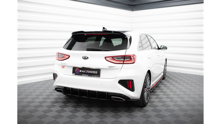 Diffuser Kia Ceed III GT Rear Street Pro Red