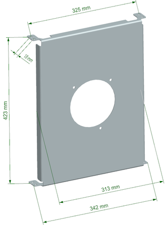 Cooling Plate TurboWorks Chłodnicy Oleju 30 rzędowej Race 5 calowy wentylator Dual