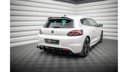 Diffuser Volkswagen Scirocco III R Rear Street Pro Black