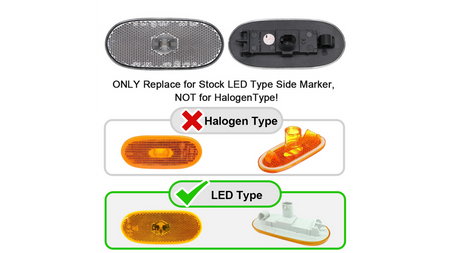 Indicator Set Mercedes-Benz Sprinter W906 VW Crafter LED Clear