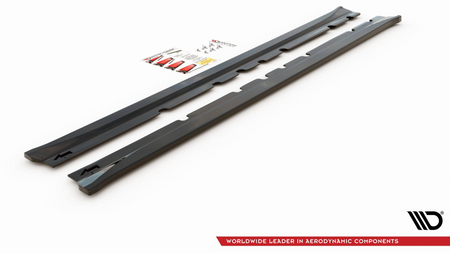 Diffuser Mitsubishi Lancer VIII Side Skirts Gloss Black