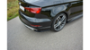 Splitter Audi A3 8V Facelift Tył Gloss Black