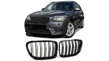 Grill BMW X1 E84 Dual Line Gloss Black