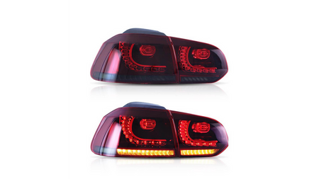 Lampy Volkswagen Golf VI Tył Dynamic LED Red