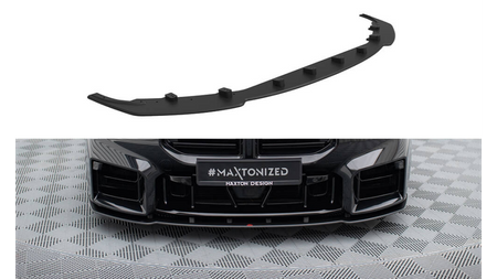 Splitter BMW 2 G87 M-Pack Front Pro v.1 + flap Black