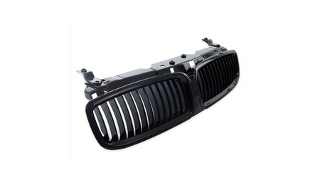 Grill BMW 7 E65 E66 E67 pojedyncze żeberka Matt Black